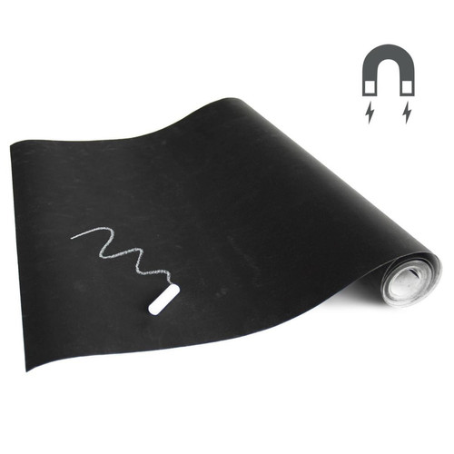 ESTAhome - ESTAhome papier peint magnétique ardoise  noir - 155001 - 53 cm x 3 m - ESTAhome