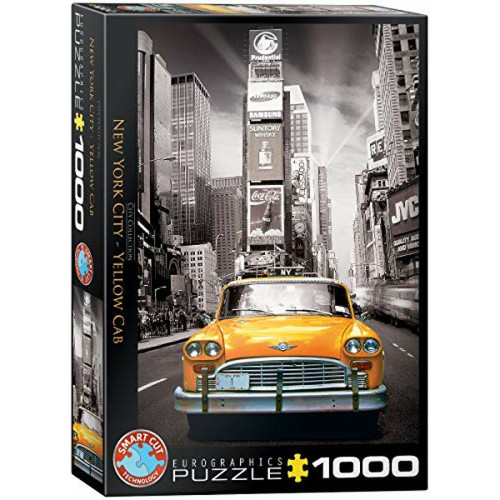 Eurographics - Eurographics New York city Yellow cab Puzzle (1000 piAces) (6000-0657) Eurographics  - Animaux