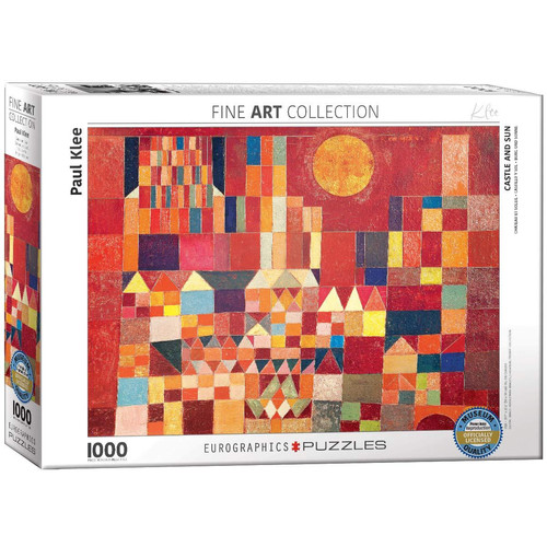 Eurographics - Eurographics Puzzle Paul Klee Castle and Sun (1000 pièces, Multicolore) Eurographics  - Puzzles
