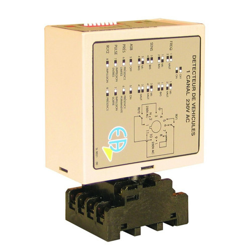 Europe Automatisme - Amplificateur de boucle magnétique 230V - 1 contact DEMA1C230 Europe Automatisme  - Maison connectée