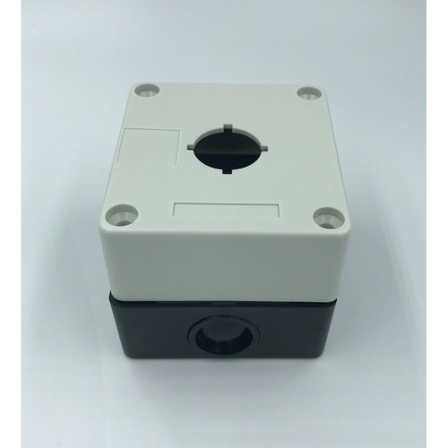 Europe Automatisme - Boîtier 1 trou 22mm de diamètre pour bouton contact voyant BOX122 Europe Automatisme  - Quincaillerie du meuble