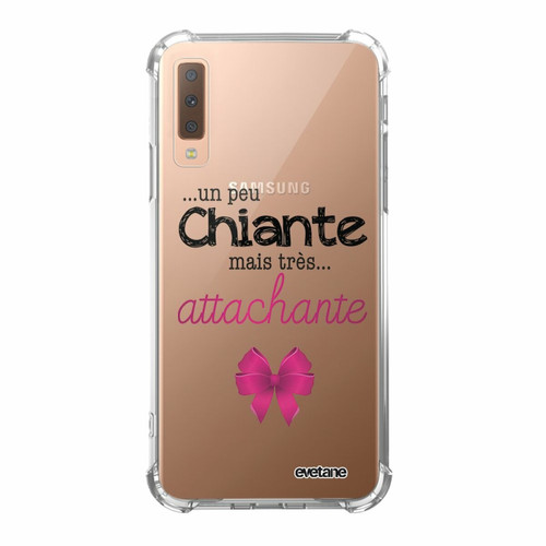 Evetane - Coque Samsung Galaxy A7 2018 silicone anti-choc souple angles renforcés transparente Evetane  - Coque, étui smartphone