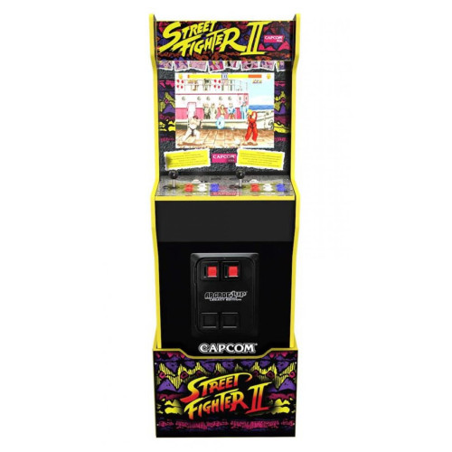 Evolution - Borne d'arcade de 12 jeux Evolution Edition Capcom Legacy avec tabouret Street Fighter - Retrogaming