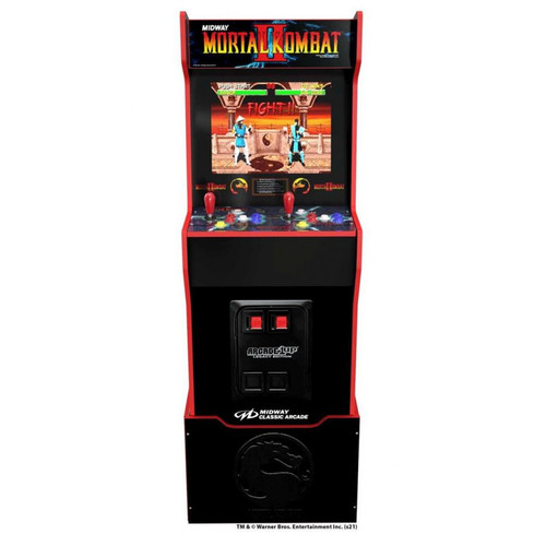 Evolution - Borne d'arcade de 12 jeux Evolution Edition Midway Legacy avec tabouret Mortal Kombat - Console retrogaming