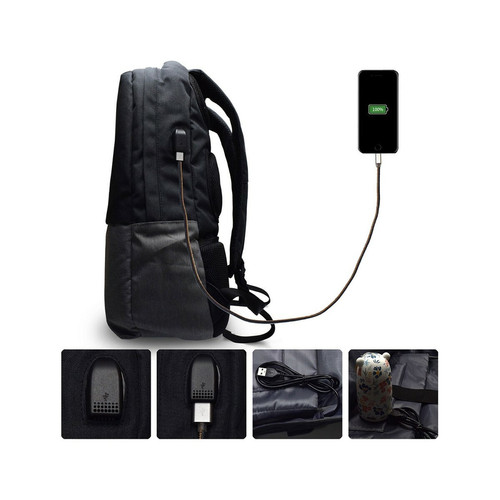 Sacoche, Housse et Sac à dos pour ordinateur portable Mochila Ewent EW3916 Urban Notebook Backpack 17.3" c/Porta USB Negra