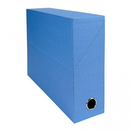 Exacompta - Boîte de classement carton Exacompta dos 9 cm bleue - Lot de 5 Exacompta  - Exacompta