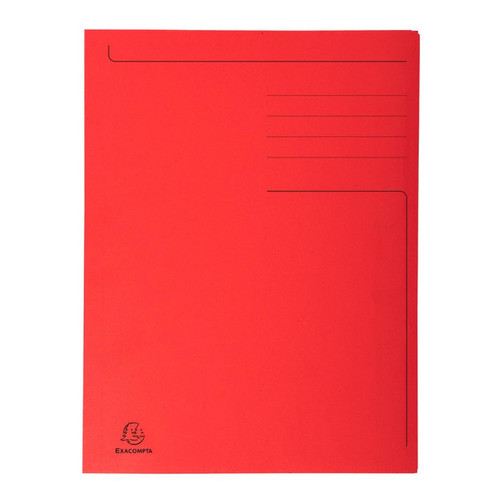 Exacompta - EXACOMPTA Chemise imprimée Foldyne 300, A4, rouge () Exacompta  - Accessoires Bureau