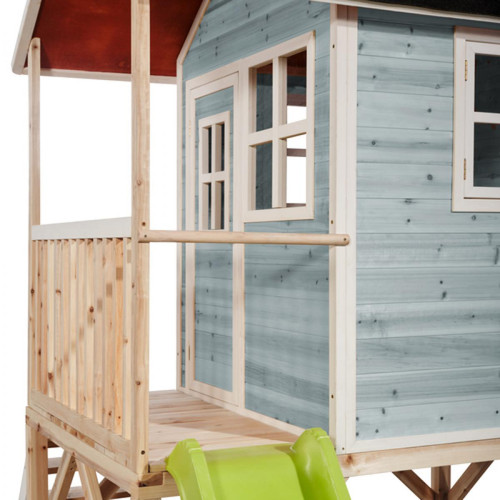Maisonnettes, tentes Maisonnette en bois pour enfants Loft 500 Bleu - Exit Toys