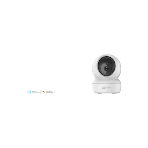 Caméra de surveillance connectée Ezviz C6N Vidéo-Surveillance Intérieur Wi-Fi Vision Nocturne Audio Bidirectionnel Détection de Movement Blanc
