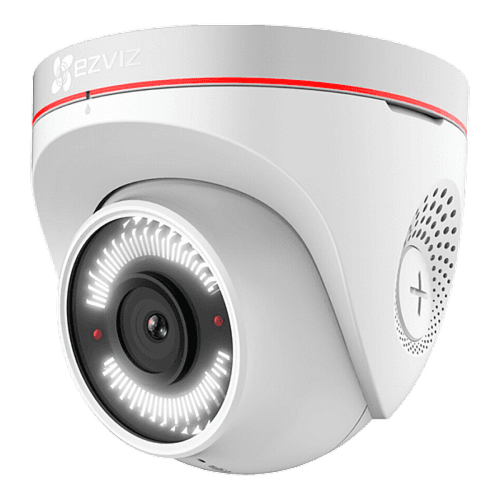 Ezviz - Caméra WiFi 1080p orientable pour extérieur avec son et flash dissuasifs - Ezviz - Caméra de surveillance connectée Sans fil
