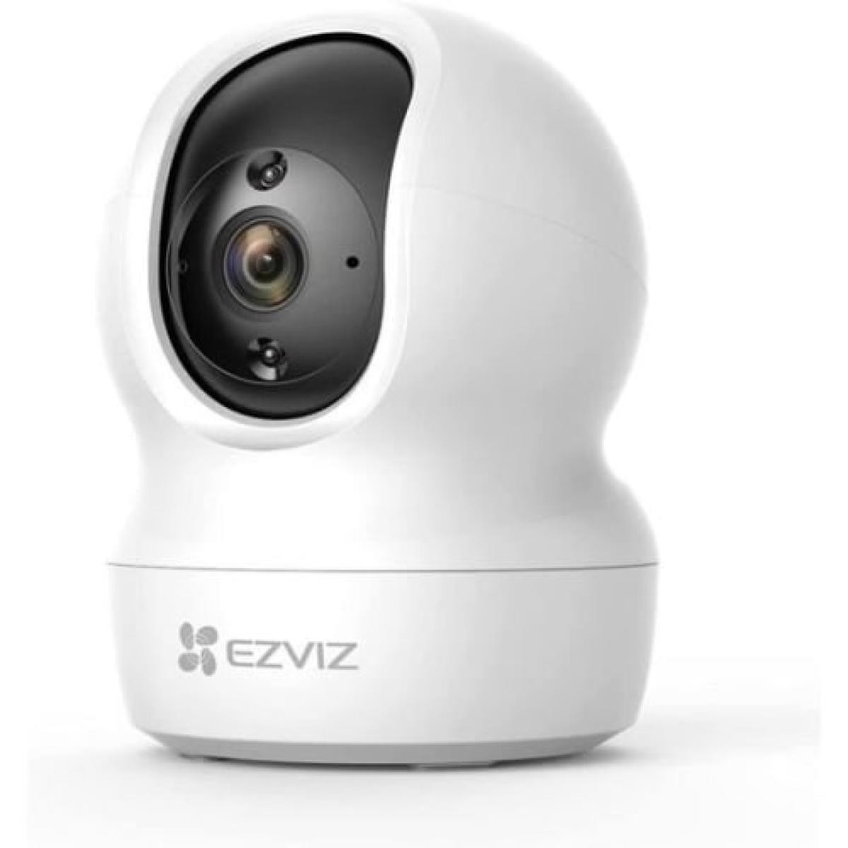 Caméra de surveillance connectée Ezviz CP1 Vidéo-Surveillance Intérieure Sans Fil Alexa Vision Nocturne Détection de Mouvement Blanc