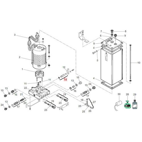 Faac - faac pièce détachée valve de déverrouillage 750 4180225 - Accessoires de motorisation