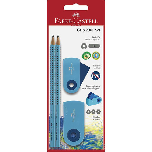 Faber-Castell - Faber-Castell 217005 B 1pièce(s) crayon graphite - Crayons graphite (B, Bleu, Triangulaire, 1 pièce(s)) Faber-Castell - Faber-Castell