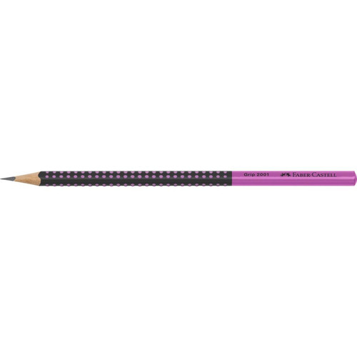 Faber-Castell - FABER-CASTELL Crayon graphite GRIP 2001 TWO TONE, rose () Faber-Castell  - Faber-Castell