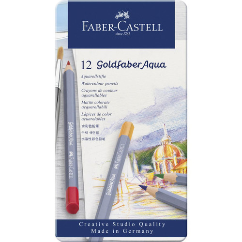 Faber-Castell - FABER-CASTELL Crayons de couleur aquarellables GOLDFABER () Faber-Castell  - Faber-Castell
