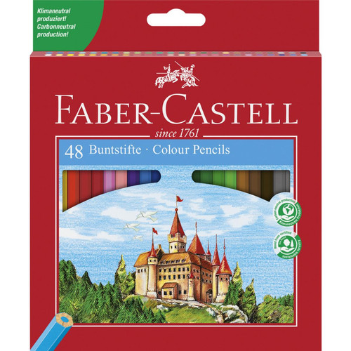 Faber-Castell - FABER-CASTELL Crayons de couleur CASTLE, étui de 48 () Faber-Castell  - Faber-Castell