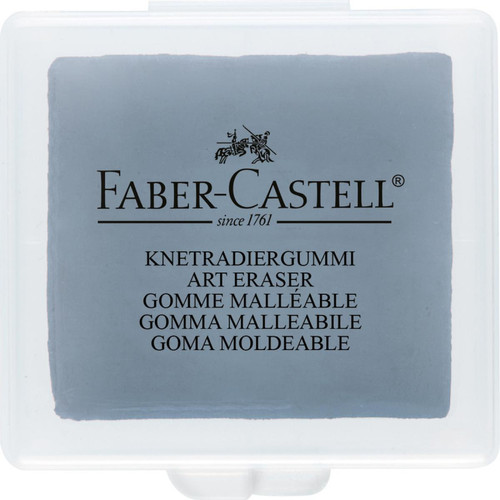 Faber-Castell - FABER-CASTELL Gomme malléable ART ERASER, gris () Faber-Castell  - Faber-Castell