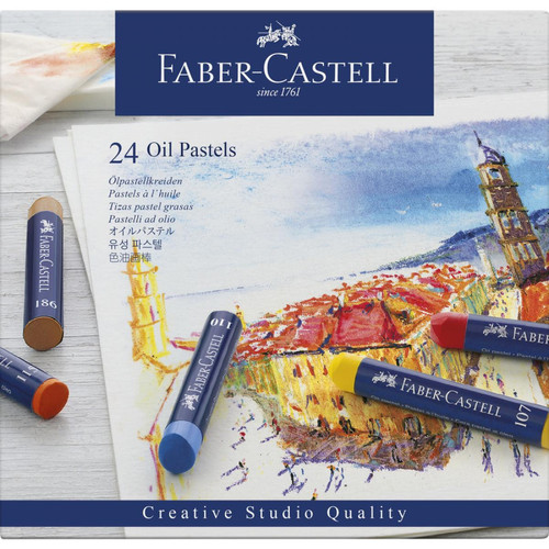 Faber-Castell - FABER-CASTELL Pastel à l'huile STUDIO QUALITY, étui de 24 () Faber-Castell  - Jeux d'imitation