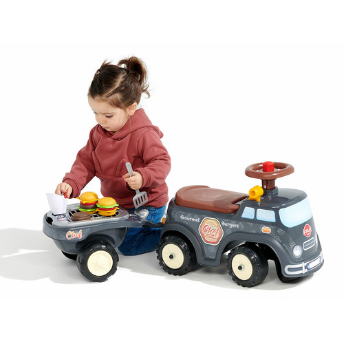 Falk / Falquet - Porteur enfant Food Truck avec remorque 1 à 3 ans - Falk Falk / Falquet  - Jouets 1er âge