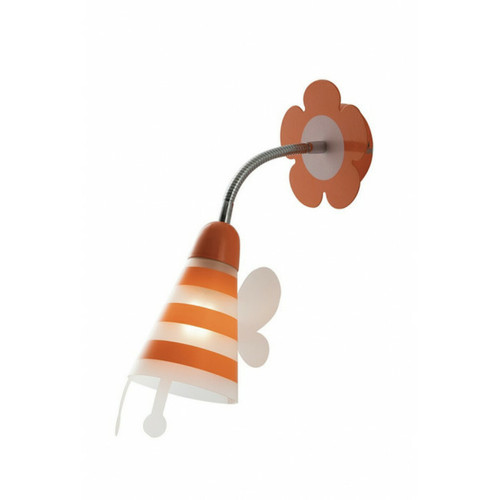 Fan Europe - Applique enfant 1 ampoule Métal,diffuseurPVC Orange Fan Europe  - Luminaires Orange