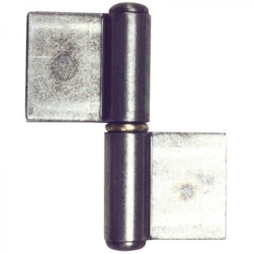 Faure - Paumelle de portail métallique nœud plat à lames déportée main - Faure