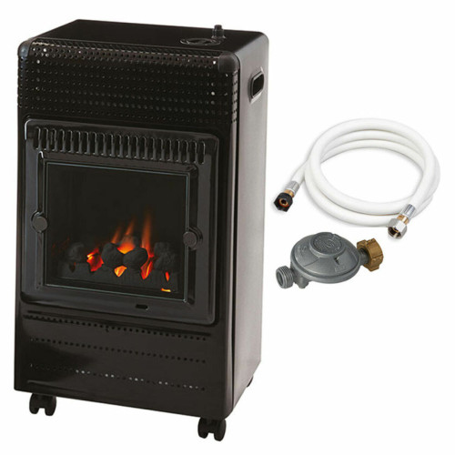 Favex -Chauffage d'appoint à gaz Ektor Fire FAVEX - Prêt à l'emploi livré avec tuyau et détendeur - Effet feu de cheminée Favex  - Poêles à bois