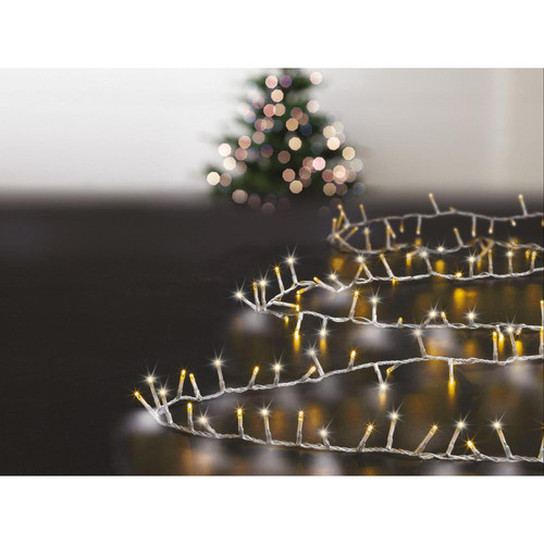 Feeric Christmas - Guirlande de noël extérieur Cluster 750 l blanc froid / blanc chaud - FEERIC CHRISTMAS Feeric Christmas  - Décorations de Noël extérieure Décorations de Noël