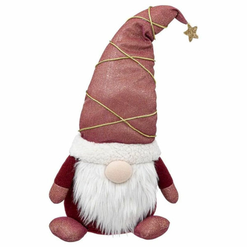 Feeric Christmas - Personnage gnome avec étoile dorée 60cm Multicolore - FEERIC CHRISTMAS Feeric Christmas  - Décorations de Noël