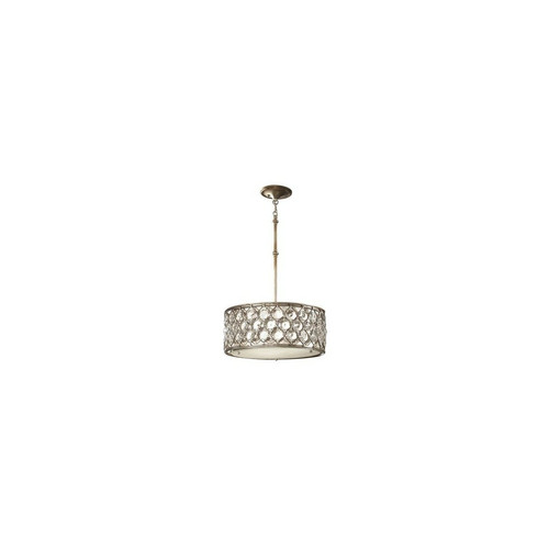 Feiss - Suspensions Lucia ?42,5cm 3x100W Argent Feiss  - Feiss