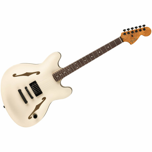 Fender - Tom DeLonge Starcaster RW Satin Olympic White Fender Fender  - Guitares électriques