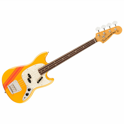 Fender - Vintera II 70s Mustang Bass Competition Orange Fender Fender  - Fender