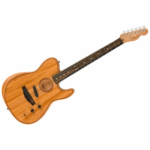 Fender - American Acoustasonic Telecaster All-Mahogany Natural Fender Fender  - Telecaster