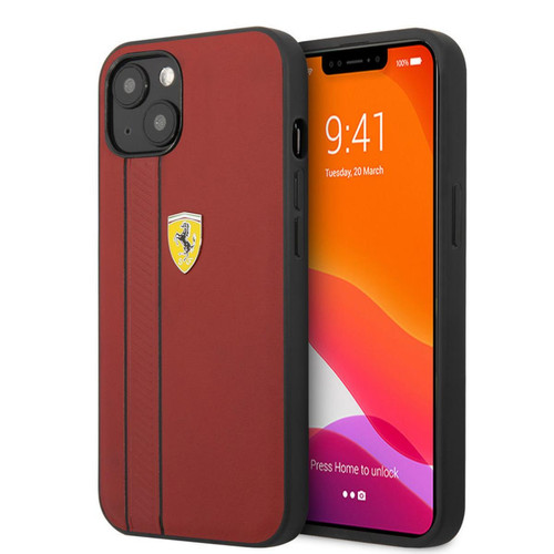 Ferrari - Ferrari Coque arrière rigide iPhone 13 Mini - rouge Ferrari  - Ferrari - Le Parfum Enivrant de la Victoire