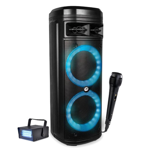 Festinight - Haut-parleur SONO DJ PA 300W SFX PARTY LED - USB/SD/BT - Micro et Télécomande-Batterie 3600mAh - Jeu de lumière STROBE LED - Packs sonorisation