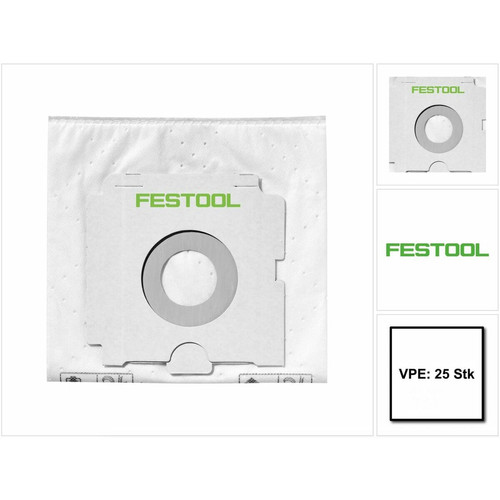 Festool - Festool SELFCLEAN SC FIS-CT 36/25 Set de Sacs filtres (  496186 ) pour Aspirateur mobile CT 36 - 25 Pièces Festool  - Aspirateur à cendres Aspirateurs industriels