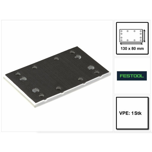 Festool - Festool SSH-STF-80x130/8 Patin de ponçage, pour ponceuse RS 4 (483906) Festool  - Bonnes affaires Accessoires brossage et polissage