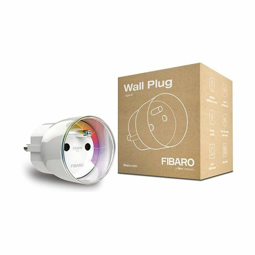 Fibaro - Prise intelligente Commutateur/Consomètre Z-Wave Plus - FGWPF-102-ZW5 - FIBARO Fibaro  - Maison connectée