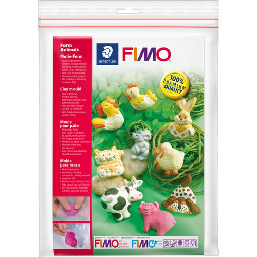 Fimo - FIMO Moule pour pâte 'Animaux sur la ferme', 9 motifs () Fimo  - Marchand Mplusl