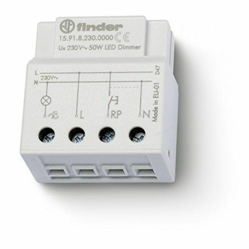 Finder - Finder 159182300000PAS Variateur de lumière à encastrer en Boîte 230 Vac Incandescent Finder  - Interrupteurs et prises étanches