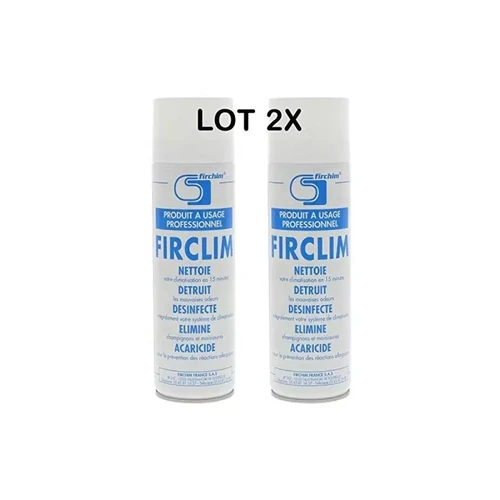 Firchim - FIRCHIM   Firclim   2 sprays anti bactErien, nettoyant, aErosol pour clim   500ml Firchim  - Climatisation