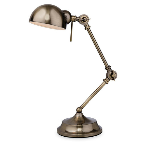 Firstlight - Lampe de table à 1 lumière, laiton antique, E14 Firstlight  - Lampe pince Luminaires