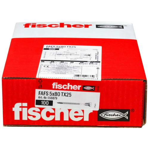 Fischer - Justierschraube FAFS 5,0 x 80 TX25 Fischer  - Visserie