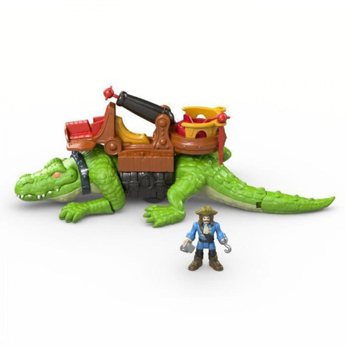 Fisher Price - FISHER-PRICE Imaginext Crocodile et Capitaine Crochet - 3 ans et + Fisher Price  - Figurines