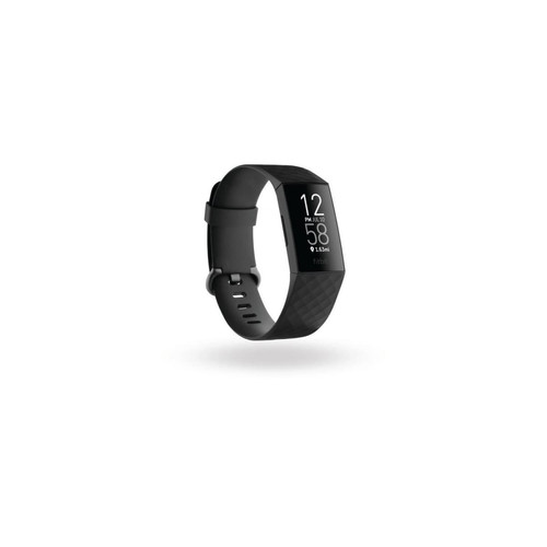 Fitbit - FITBIT - Bracelet connecté Charge 4 (NFC), Black/Black - Montre connectée Fitbit