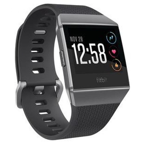 Fitbit - Fitbit Ionic Health And Fitness Smartwatch Black (One Size, S and L Bands Included) - Montre connectée Fitbit