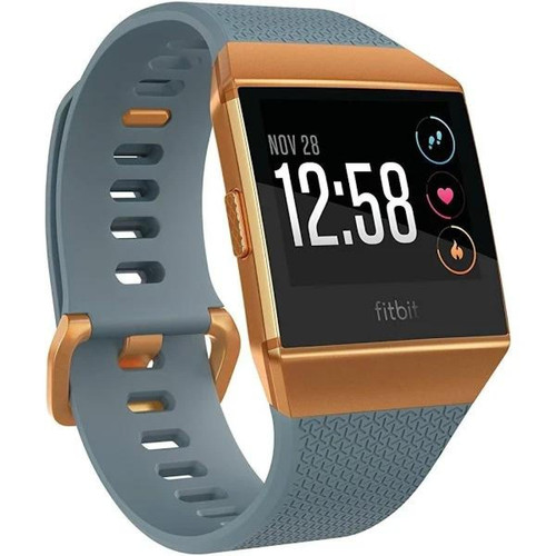 Fitbit - Fitbit Ionic Health And Fitness Smartwatch Gold (One Size, S and L Bands Included) - Fitbit