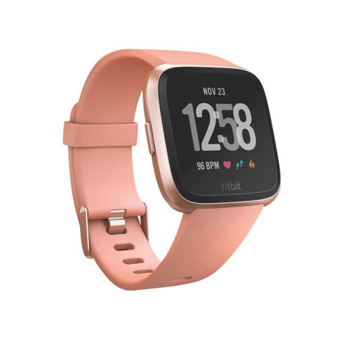 Fitbit - Fitbit Versa Health And Fitness Smartwatch Pink (One Size, S and L Bands Included) - Montre connectée Fitbit