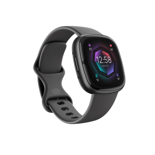 Fitbit - Sense 2 Montre Connectée 1.3" Bluetooth GPS AMOLED Capteur EDA Graphite - Fitbit