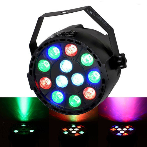 Flash - Jeu de lumière PAR MINI à LEDs RGBW 12X3W DMX + étrier de fixation Flash  - Jeux de lumiere dmx