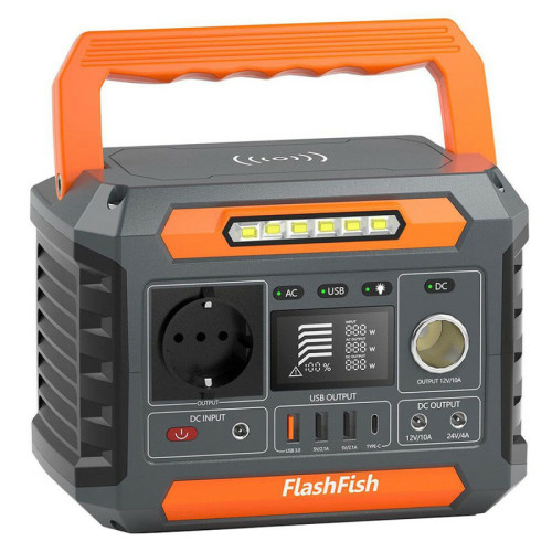 Flashfish - Flashfish P66 Centrale électrique portable, générateur solaire à cellules lithium-ion 288,6 Wh/78 000 mAh Flashfish  - Batteries solaires